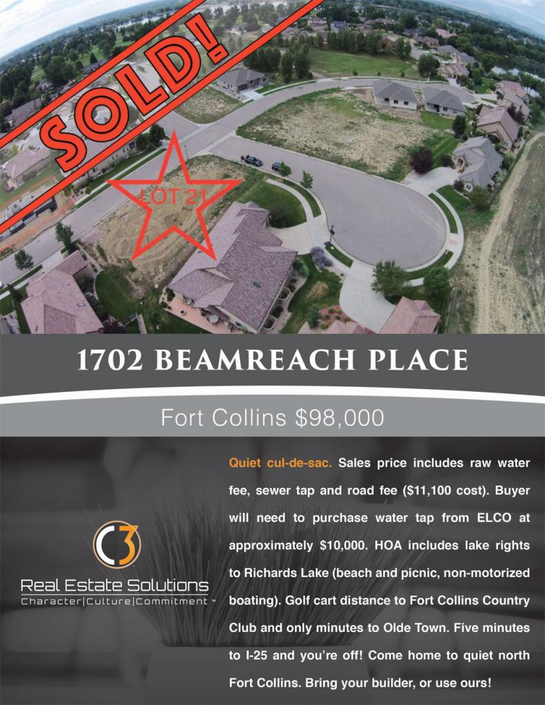 1702 Beamreach Place Lot #21 with list of inclusions - Fort Collins Colorado - 
